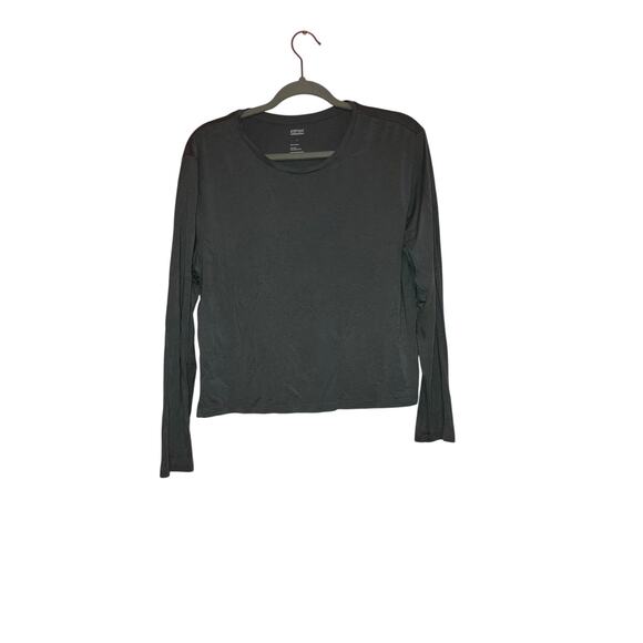 Girlfriend collective greyish green long sleeve comfy top size large - Picture 1 of 3